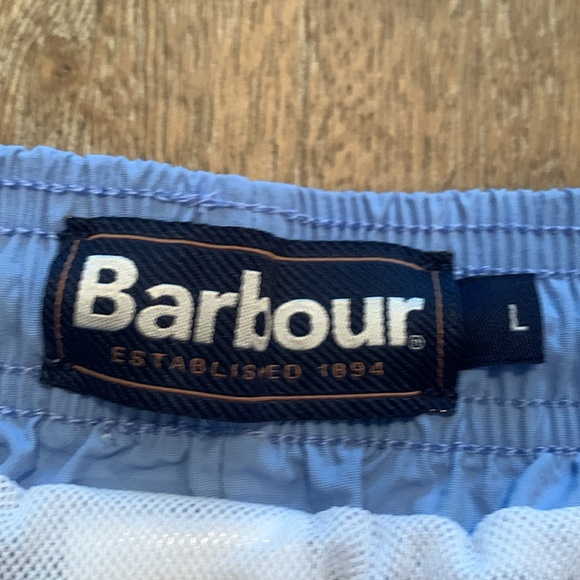 Barbour Beacon Large Bathing Suit in Light Blue - Picture 3 of 9